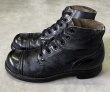 画像2: 60'S アメリカ軍 US ARMY キャップトゥ レザー コンバットブーツ ブラック (VINTAGE)