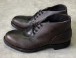 画像2: 90'S アメリカ軍 US NAVY "CRADDOCK TERRY INC製" スチールトゥ レザー チャッカブーツ ブラック (DEADSTOCK)