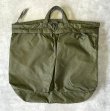 画像1: 80'S アメリカ軍 USAF フライヤーズ ヘルメットバッグ ROBINブラスジップ (VINTAGE)