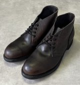 画像: 90'S アメリカ軍 US NAVY "CRADDOCK TERRY INC製" スチールトゥ レザー チャッカブーツ ブラック (DEADSTOCK)