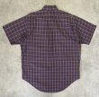 画像3: 80'S BROOKS BROTHERS "MAKERS" 6ボタン ポプリン 半袖 BDシャツ チェック柄 USA製 (VINTAGE)