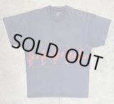 画像: 90'S MAINE シングルステッチ 両面プリント 半袖 Tシャツ フェードネイビー USA製 (VINTAGE)