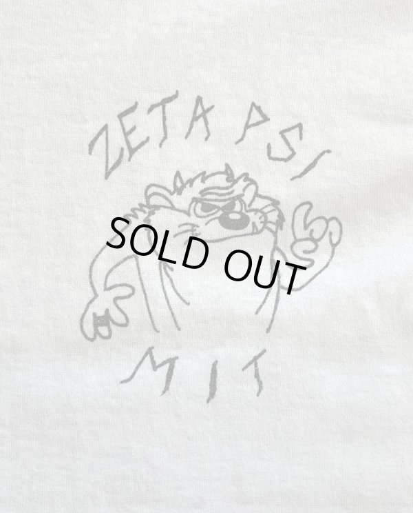 画像3: 90'S MIT (マサチューセッツ工科大学) ZETA PSI シングルステッチ 両面プリント 半袖 Tシャツ ホワイト USA製 (VINTAGE)