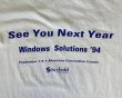 画像5: 90'S WINDOWS SOLUTIONS '94 シングルステッチ 両面プリント 半袖 Tシャツ ホワイト USA製 (VINTAGE)