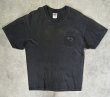 画像1: 90'S CAMEL 両面プリント ポケット付き 半袖 Tシャツ フェードブラック (VINTAGE)