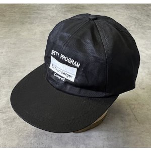 画像: SCHLUMBERGER 6パネル ベースボールキャップ ブラック (USED)