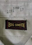 画像2: 50'S BIG SMITH コットン100% マチ付き 長袖 ワークシャツ グレー USA製 (DEADSTOCK)