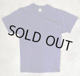 画像: 90'S FRUIT OF THE LOOM シングルステッチ 耳付きポケット 半袖 Tシャツ ネイビー USA製 (VINTAGE)