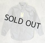 画像: 50'S BIG SMITH コットン100% マチ付き 長袖 ワークシャツ グレー USA製 (DEADSTOCK)