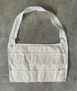 画像1: WARD'S キャンバス ショルダーバッグ ホワイト (VINTAGE)