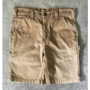 画像: CARHARTT ダックショーツ ブラウン (USED)