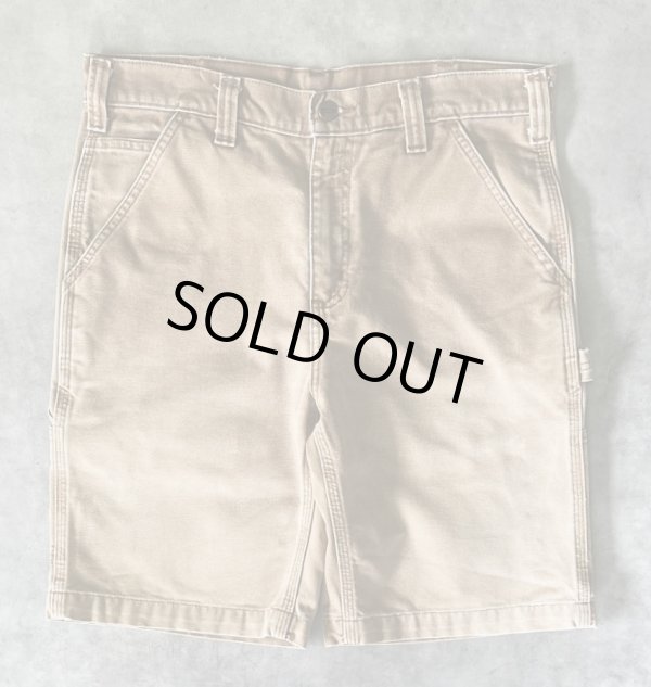画像1: CARHARTT ダックショーツ ブラウン (USED)