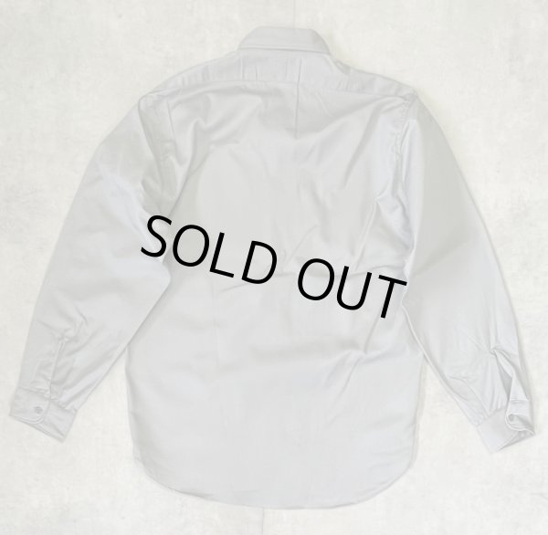 画像6: 50'S BIG SMITH コットン100% マチ付き 長袖 ワークシャツ グレー USA製 (DEADSTOCK)