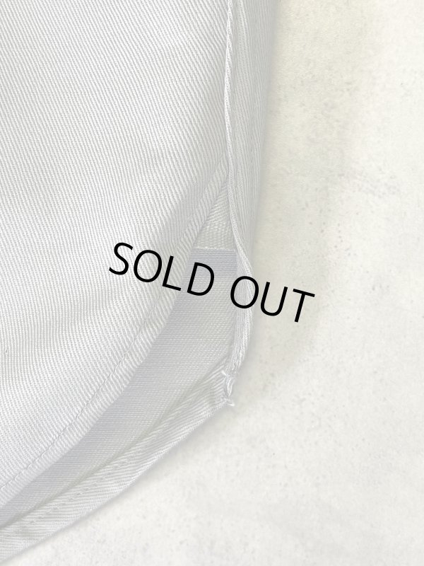 画像4: 50'S BIG SMITH コットン100% マチ付き 長袖 ワークシャツ グレー USA製 (DEADSTOCK)