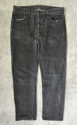画像1: 90'S LEVIS 501 デニム 先染めブラック W36L30 USA製 (VINTAGE)