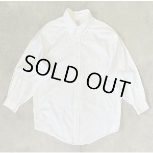 画像: 90'S BROOKS BROTHERS オックスフォード 長袖 BDシャツ ホワイト USA製 (VINTAGE)