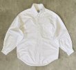 画像1: 90'S GAP 旧タグ オックスフォード 長袖 BDシャツ ホワイト (VINTAGE)