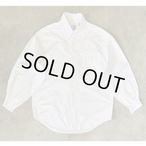 画像: 90'S GAP 旧タグ オックスフォード 長袖 BDシャツ ホワイト (VINTAGE)