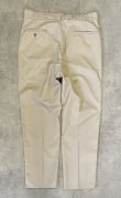 画像1: 80'S DICKIES 874 チビタグ ポプリン ワークパンツ ベージュ W36L32 USA製 (VINTAGE)