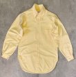 画像1: 70'S BROOKS BROTHERS "MAKERS" 6ボタン オックスフォード 長袖 BDシャツ イエロー USA製 (VINTAGE)