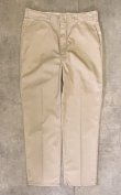 画像3: 80'S DICKIES 874 チビタグ ポプリン ワークパンツ ベージュ W36L32 USA製 (VINTAGE)