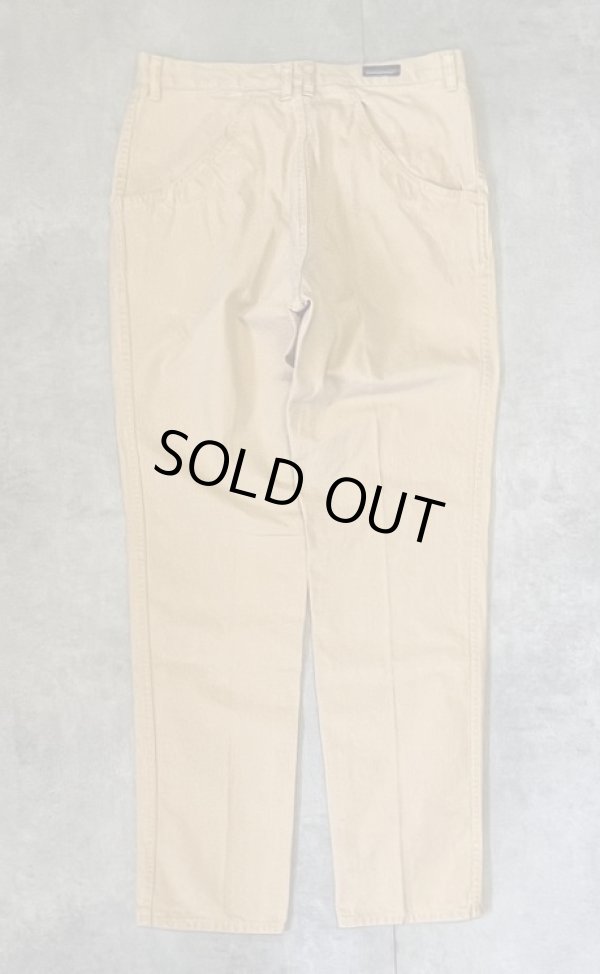 画像4: 80'S PATAGONIA "STAND UP PANTS" 旧タグ キャンバスパンツ ライトブラウン 香港製 (DEADSTOCK)