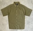 画像1: 90'S PATAGONIA オーガニックコットン 半袖 ACシャツ チェック柄 ポルトガル製 (VINTAGE)