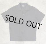 画像: 90'S RALPH LAUREN "CHAUNCEY" ロゴ無し 半袖 オープンカラーシャツ ブラック (VINTAGE)