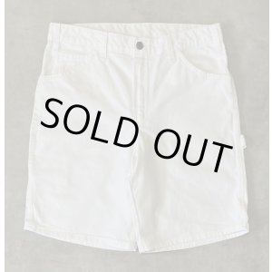 画像: DICKIES ペインターショーツ ホワイト (USED)