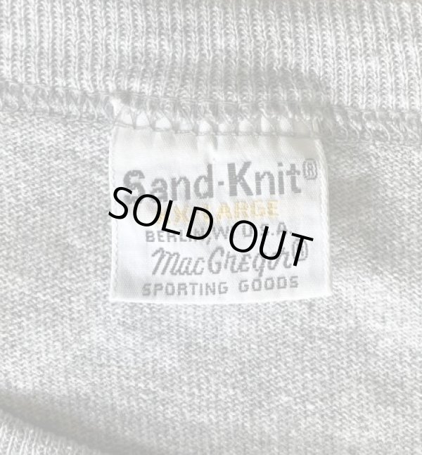 画像2: 90'S SAND-KNIT "MICHIGAN" 半袖 Tシャツ ヘザーグレー (VINTAGE)