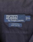 画像2: 90'S RALPH LAUREN "CHAUNCEY" ロゴ無し 半袖 オープンカラーシャツ ブラック (VINTAGE)