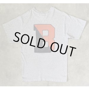 画像: 90'S THE COTTON EXCHANGE "BUCKNELL" シングルステッチ 両面プリント 半袖 Tシャツ ヘザーグレー USA製 (VINTAGE)