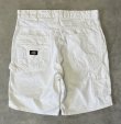 画像4: DICKIES ペインターショーツ ホワイト (USED)