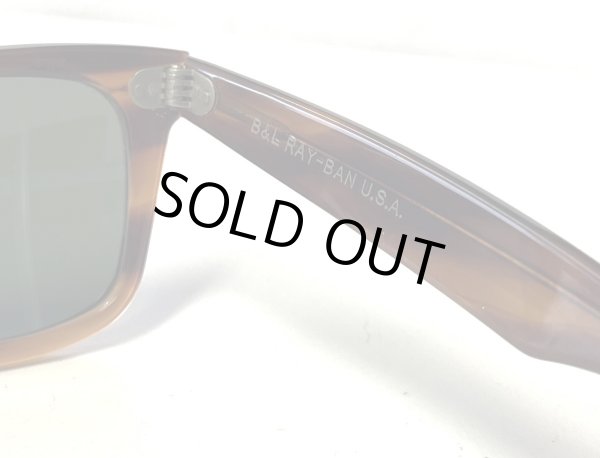 画像5: 80'S B&L ボシュロム製 RAY-BAN "WAYFARER" サングラス べっ甲ブラウン USA製 (VINTAGE)