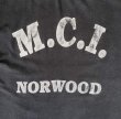 画像3: 90'S M.C.I. NORWOOD シングルステッチ 両面プリント 半袖 Tシャツ ブラック USA製 (VINTAGE)