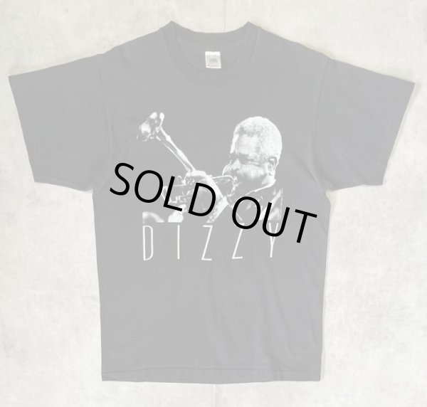 画像1: 90'S DIZZY GILLESPIE "GEAR INC" シングルステッチ 半袖 Tシャツ ブラック USA製 (VINTAGE)