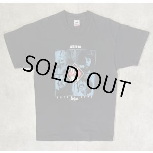 画像: 90'S THE BEATLES "LET IT BE 25YEARS" シングルステッチ 両面プリント 半袖 Tシャツ ブラック USA製 (VINTAGE)