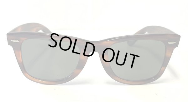画像1: 80'S B&L ボシュロム製 RAY-BAN "WAYFARER" サングラス べっ甲ブラウン USA製 (VINTAGE)