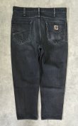 画像3: CARHARTT 5ポケット デニムパンツ ブラック (VINTAGE)