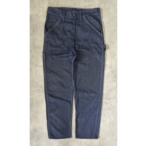 画像: 70'S SEARS バットダイデニム ペインターパンツ SCOVILLジップ インディゴ (VINTAGE)
