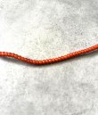 画像2: ホワイトハーツ オールドビーズ ネックレス レッド 3mm (VINTAGE)
