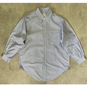 画像: 70'S BROOKS BROTHERS "MAKERS" 6ボタン オックスフォード BDシャツ ブルー USA製 (VINTAGE)