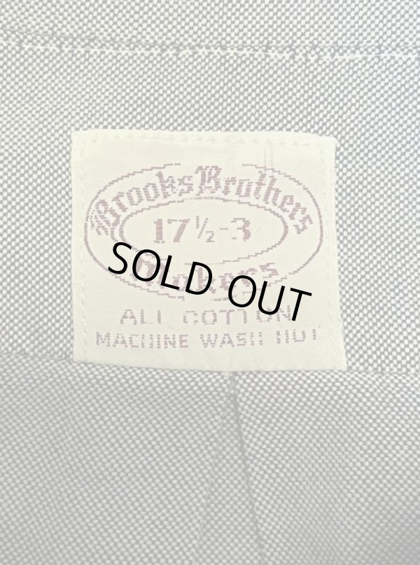 画像2: 70'S BROOKS BROTHERS "MAKERS" 6ボタン オックスフォード BDシャツ ブルー USA製 (VINTAGE)