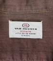 画像2: 60'S VAN HEUSEN コットン/レーヨン 長袖 オープンカラーシャツ ブラウン (VINTAGE)