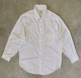 画像: 60'S ARROW "DECTON" 長袖 ポプリンシャツ ホワイト USA製 (VINTAGE)