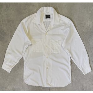 画像: 60'S ARROW "DECTON GABANARO" 長袖 オープンカラーシャツ ホワイト USA製 (VINTAGE)