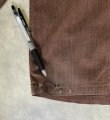 画像4: 60'S VAN HEUSEN コットン/レーヨン 長袖 オープンカラーシャツ ブラウン (VINTAGE)