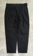 画像1: 90'S RALPH LAUREN "HAMMOND PANT" ツープリーツ チノパンツ ブラック W35L30 (VINTAGE)