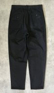 画像3: 90'S RALPH LAUREN "HAMMOND PANT" ツープリーツ チノパンツ ブラック W32L32 (VINTAGE)