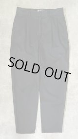 画像: 90'S RALPH LAUREN "HAMMOND PANT" ツープリーツ チノパンツ ブラック W32L32 (VINTAGE)
